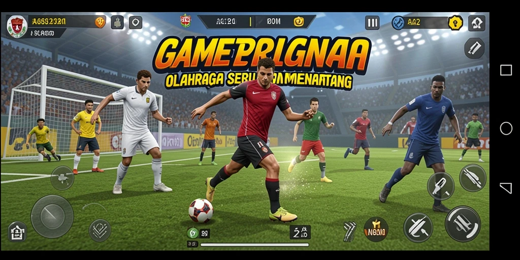 Gameplay seru dan kompetitif dari AA62 yang menampilkan berbagai olahraga.