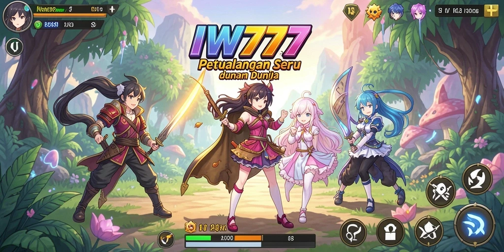 Screenshot IW777 menampilkan aksi seru di dunia Anime yang penuh warna.
