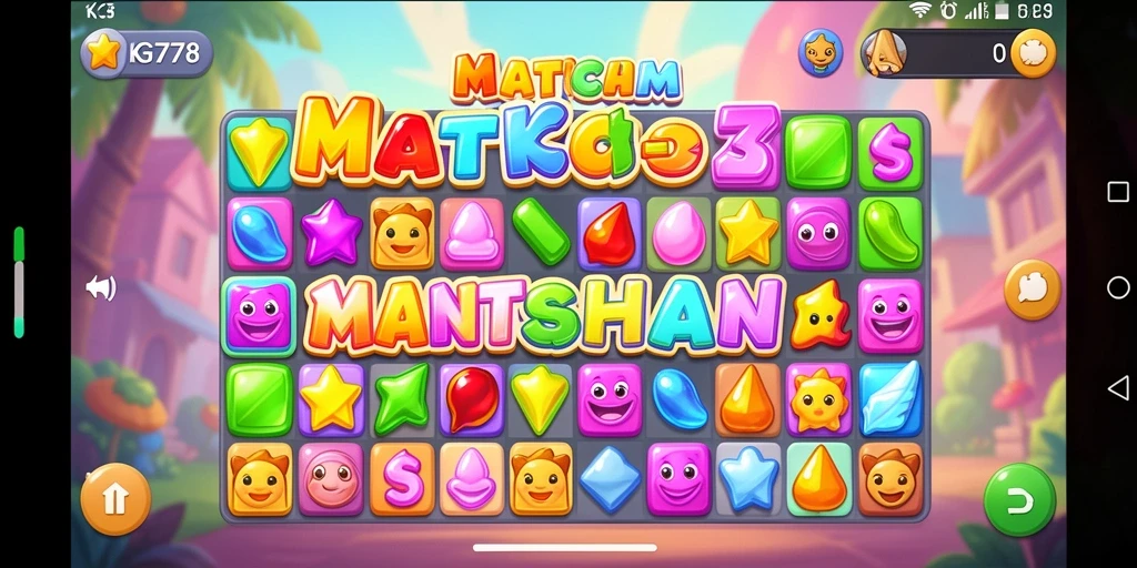 Tampilan gameplay seru dan berwarna-warni dari KG778.