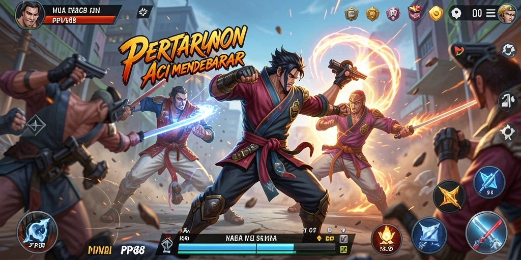 Tangkapan layar PPV88 menampilkan aksi mendebarkan saat bertarung melawan musuh.