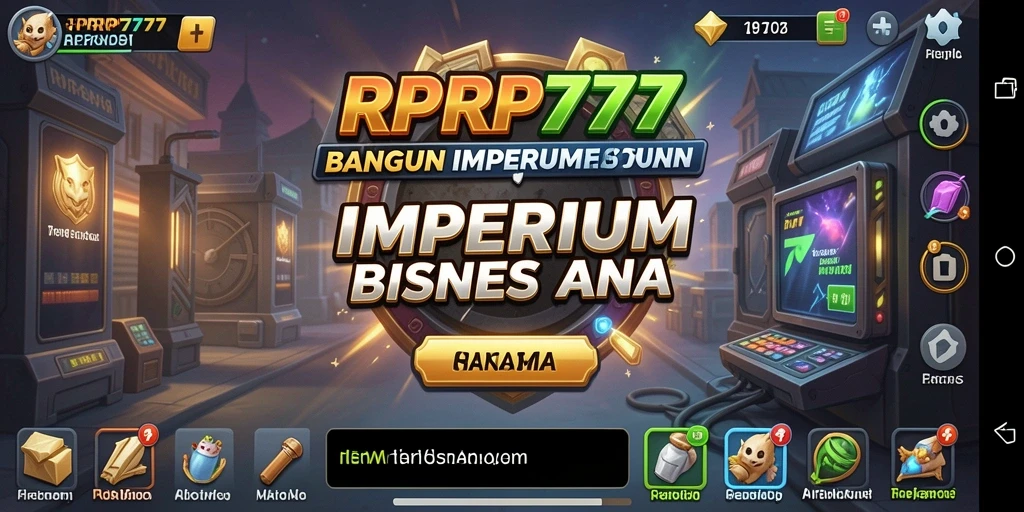 Screenshot utama RPRP777 menunjukkan gameplay seru dalam membangun bisnis.