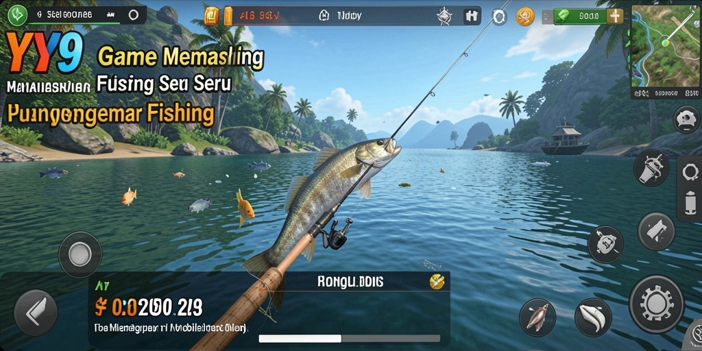 Tampilan gameplay Y89 yang menakjubkan saat memancing di laut.
